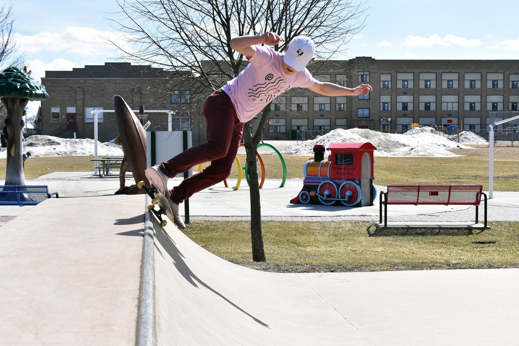 Spring break at Portage Skate Park
